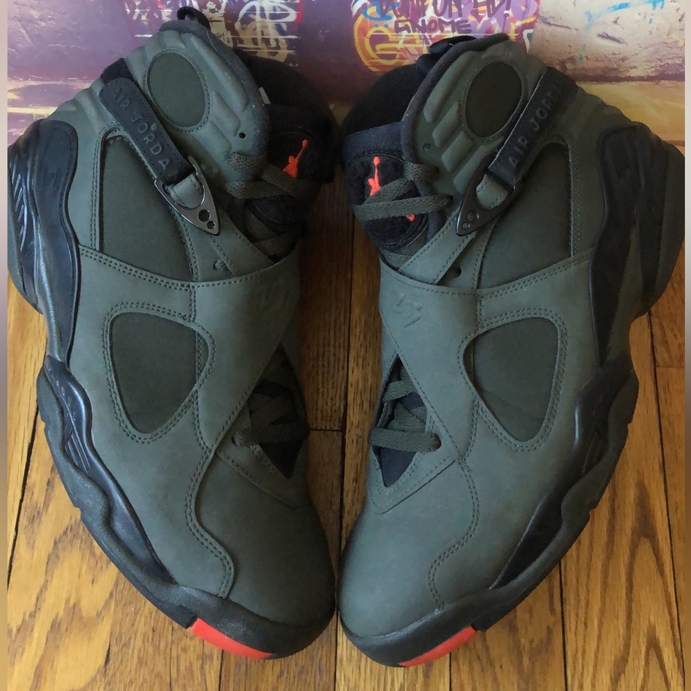 Air Jordan 8 Retro Olive Green